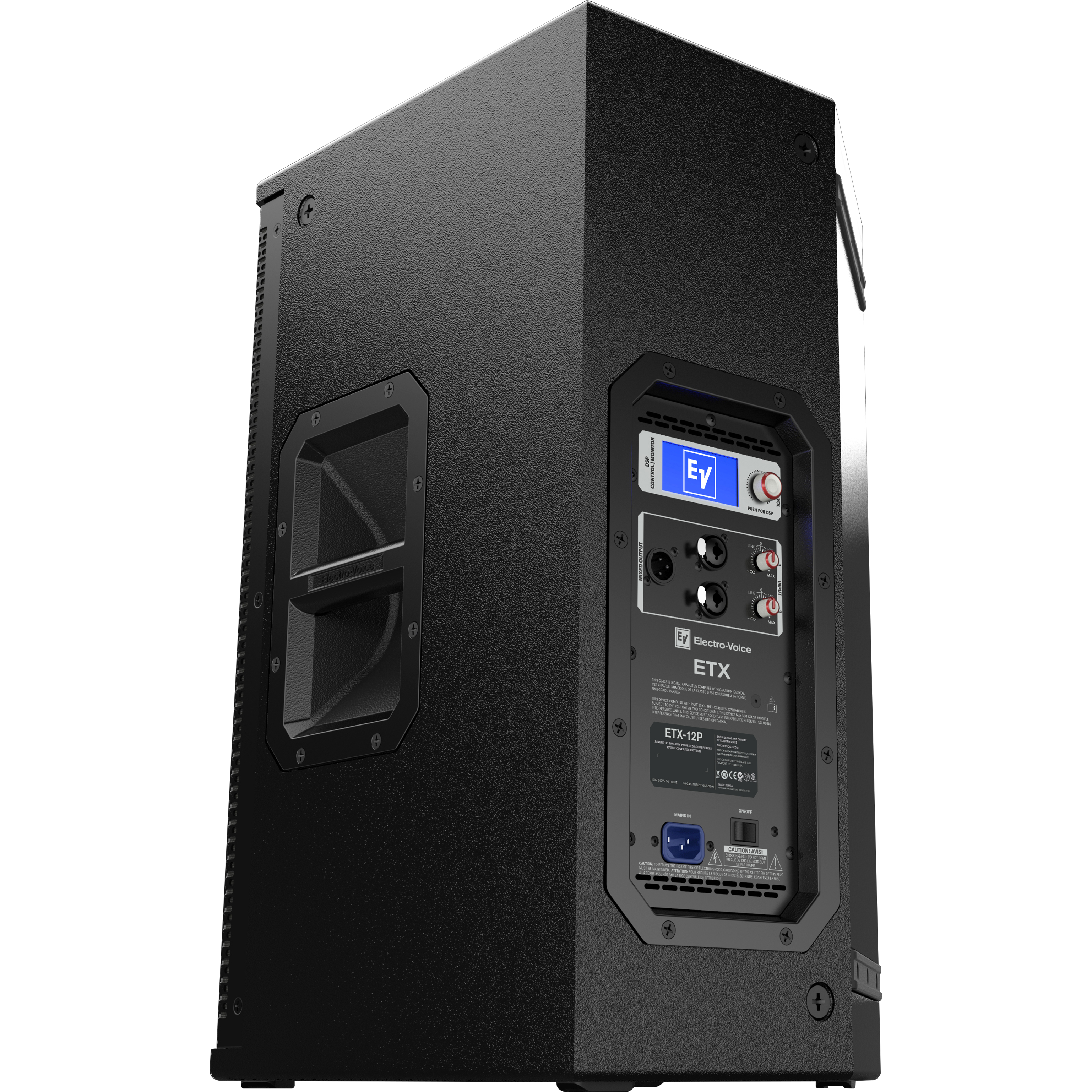 Electro-Voice ETX-12P Активный, 12", 90°x60°, усилитель на 2000 Вт с FIR-Drive DSP- процессором купить в prostore.me