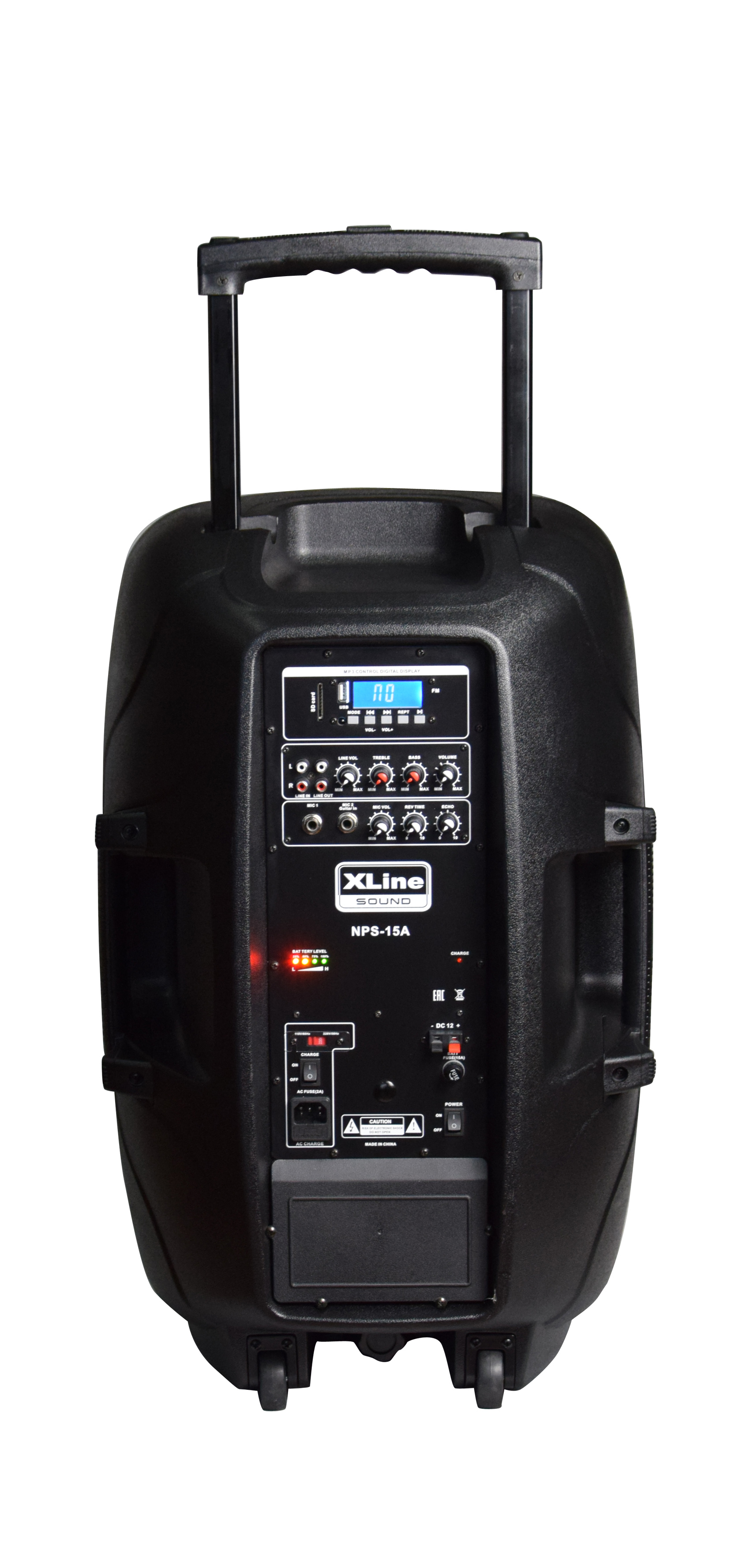 XLine NPS-15A Активная акустическая система со встроенным аккумулятором, с USB/SD/Bluetooth/FM купить в prostore.me