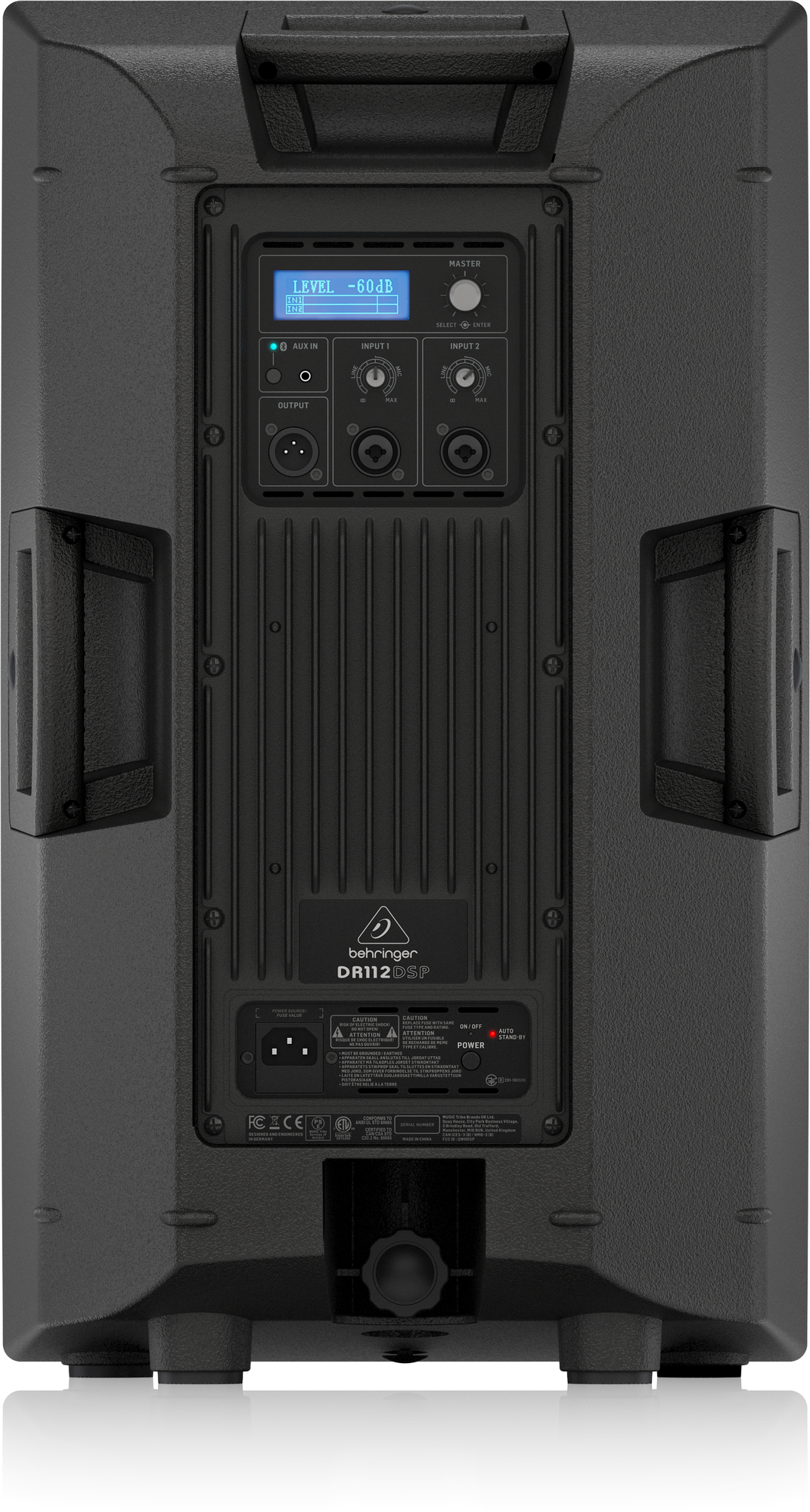 картинка BEHRINGER DR112DSP - активная двухполосная акустическая система, 12"+1,35", 1200 Вт, встроенный DSP от магазина prostore.me