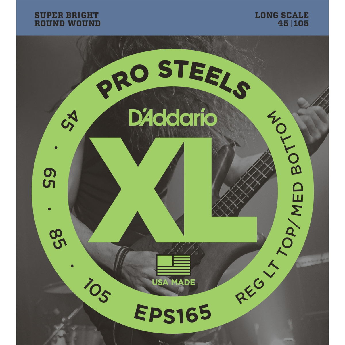 D'ADDARIO EPS165 - струны для БАС-гитары, ProSteels/Long, 45-105 купить в prostore.me