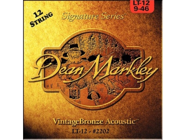 DeanMarkley 2202 Vintage Bronze LT -струны для 12-струн. акустич. гитары (85% медь,15% цинк) купить в prostore.me