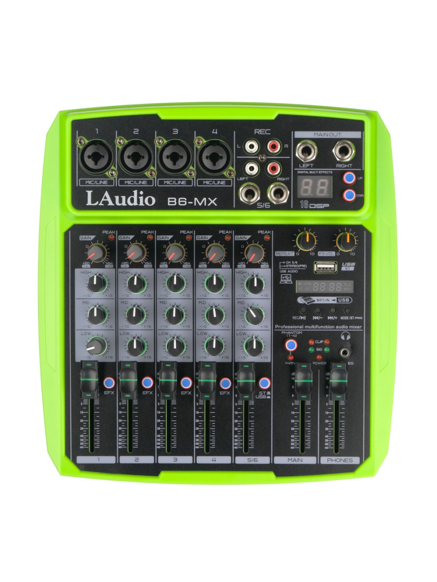 B6-MX Микшерный пульт, 6 каналов, LAudio купить в prostore.me