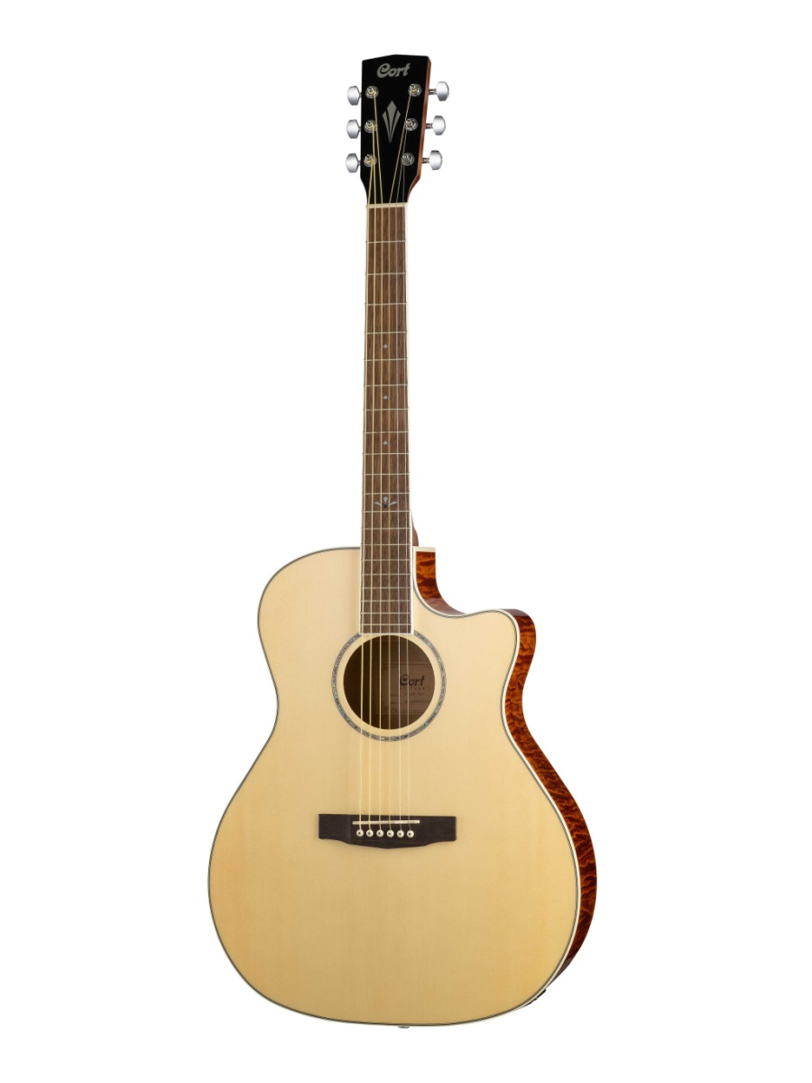 GA-FF-NAT Grand Regal Series Электро-акустическая гитара, с вырезом, натуральный, Cort купить в prostore.me