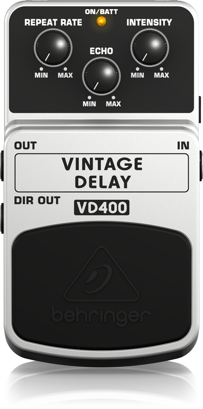 BEHRINGER VD400 - педаль аналоговых эффектов задержки (дилей), стиль 'винтаж' купить в prostore.me