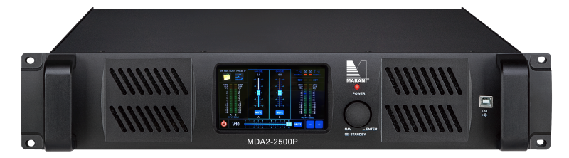 MARANI MDA2-2500M DANTE Усилитель мощности двухканальный с DANTE купить в prostore.me