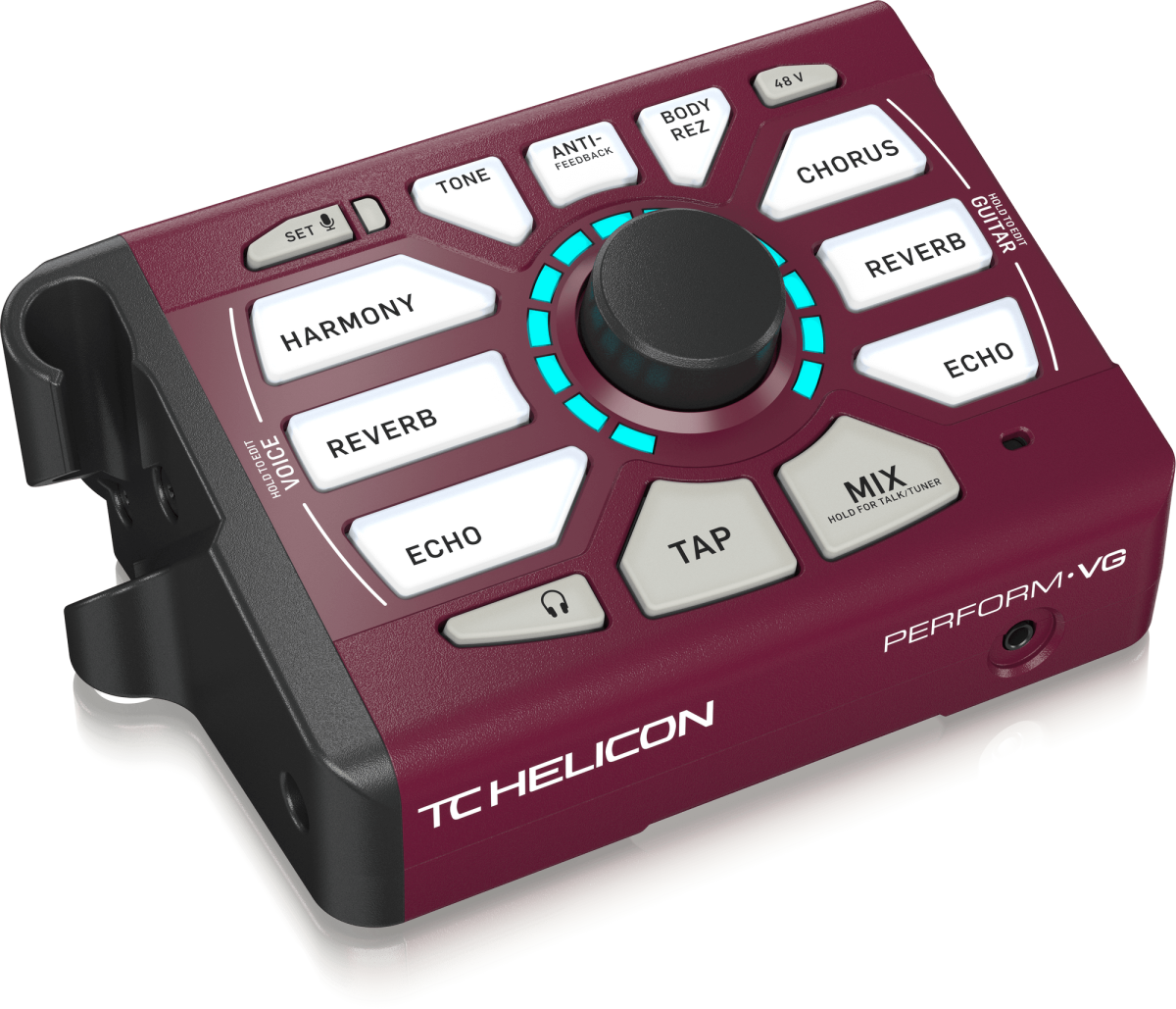 TC HELICON PERFORM-VG - процессор эффектов для вокала и акустич. гитары, установка на микроф.стойку
