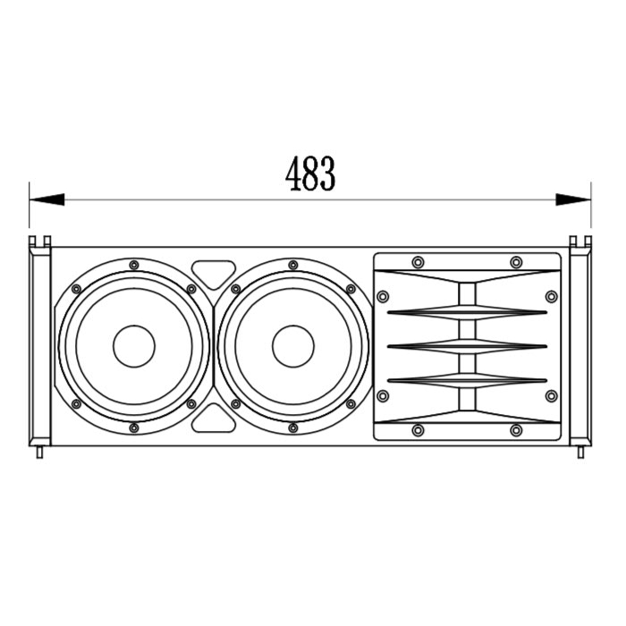 STUDIOMASTER V5 2 полосный элемент линейного массива. Мощность: НЧ = 2х50Вт (RMS) купить в prostore.me
