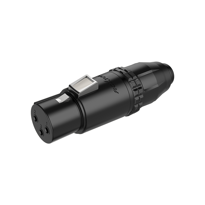 ROXTONE RX3FWP-BG Профессиональный разъем cannon, кабельный, пыле- и влаго- защищенный для тяжелых у