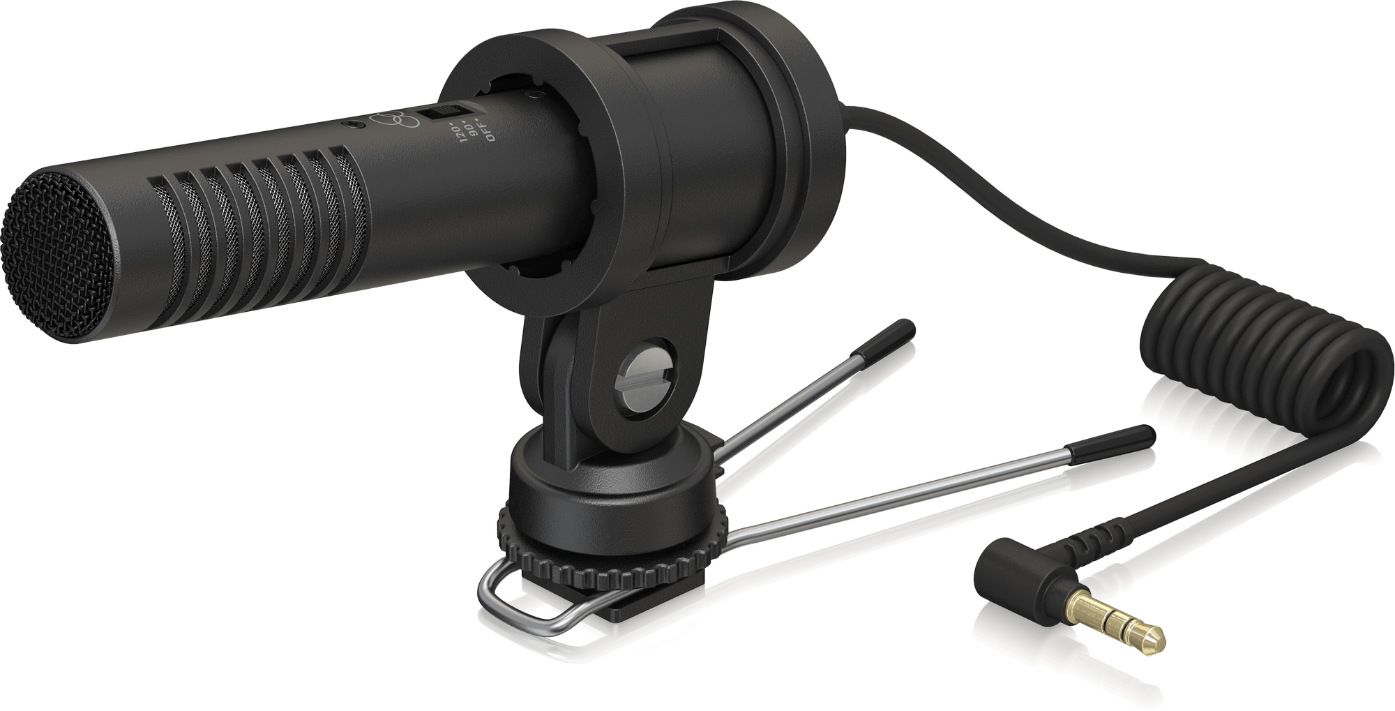 BEHRINGER VIDEO MIC MS - конденсаторный накамерный микрофон с двумя капсюлями купить в prostore.me