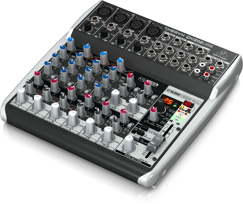 BEHRINGER QX1202USB - микшер, 4 стерео канала, 2-Bus, процессор эффектов купить в prostore.me