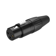 ROXTONE RX3FP-BT Разъем cannon кабельный, мама 3-х контактный. металл с электрофоретическим покрытие