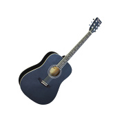 BEAUMONT DG80/BK - акустическая гитара, дредноут, корпус липа, цвет чёрный, матовый