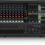 BEHRINGER PMP1680S - микшер со встроен усилит,рэковый,2х800 Вт,6 моно,2 стерео, эквалайзер, эффекты