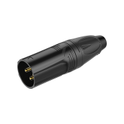 ROXTONE RX3M-BT Разъем cannon кабельный папа 3-х контактный, металл с электрофоретическим покрытием,
