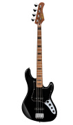 GB64JJ-WBAG-BK GB Series Бас-гитара, черная, с чехлом, Cort