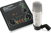 BEHRINGER VOICE STUDIO - комплект MIC500USB ламповый предусилитель, конденсаторый микрофон C-1.