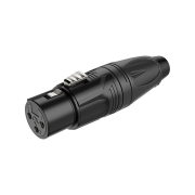 ROXTONE RX3F-BT Разъем cannon кабельный мама 3-х контактный, металл с электрофоретическим покрытием,