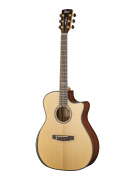 AB590MF-BOP Acoustic Bass Series Электро-акустическая бас-гитара, черная, Cort