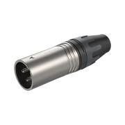 ROXTONE XM3NT Разъем cannon кабельный 1шт., папа 3-х контактный, корпус: металл, контакты: латунь по