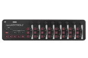 KORG NANOKONTROL2-BK портативный USB-MIDI-контроллер, 8 фейдеров, 8 регуляторов, 24 кнопки