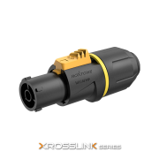 ROXTONE RAC3FWP yellow ring Разъем кабельный типа powercon, пыле и влаго защищенный (IP65)