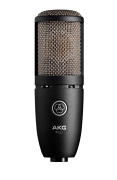 AKG P220 - конденсаторный кардиоидный микрофон, мембрана 1", паук , кейс