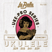 La Bella 100 Uke-Pro Комплект струн для концертного/тенор укулеле.