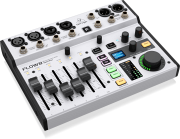 BEHRINGER FLOW 8 - цифровой микшерный пульт, 4 TRS входа, 2 XLR входа, 2 XLR/TRS входа, USB порт