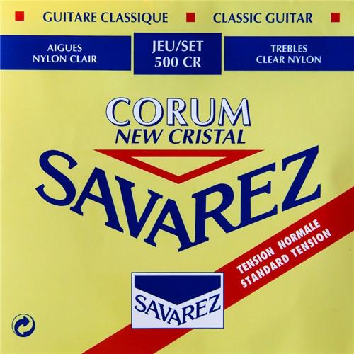 Savarez 500CR New Cristal Corum Комплект струн для классической гитары, норм.натяжение, посеребр. купить в prostore.me